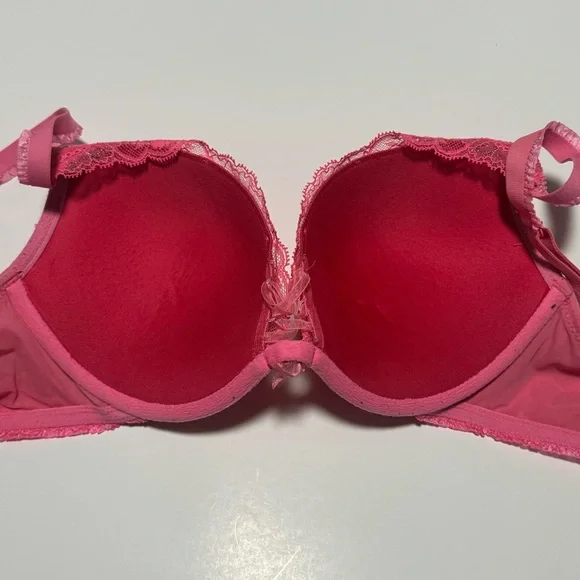 VS Push Up Bra Pink Lace - Picture 4 of 6